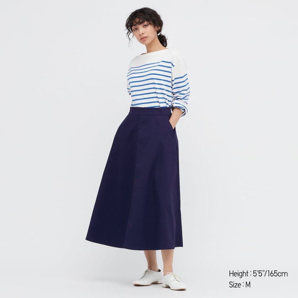A-Line Midi Circle Skirt